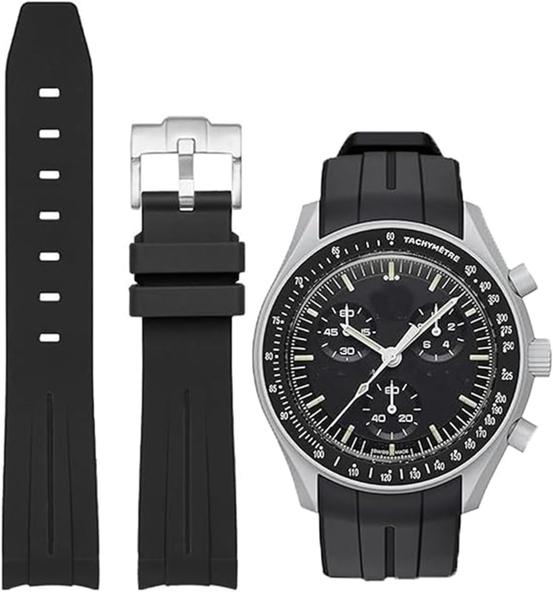 Amazon.co.jp: 20mm 時計バンド for Omega X Swatch MoonSwatch 腕時計